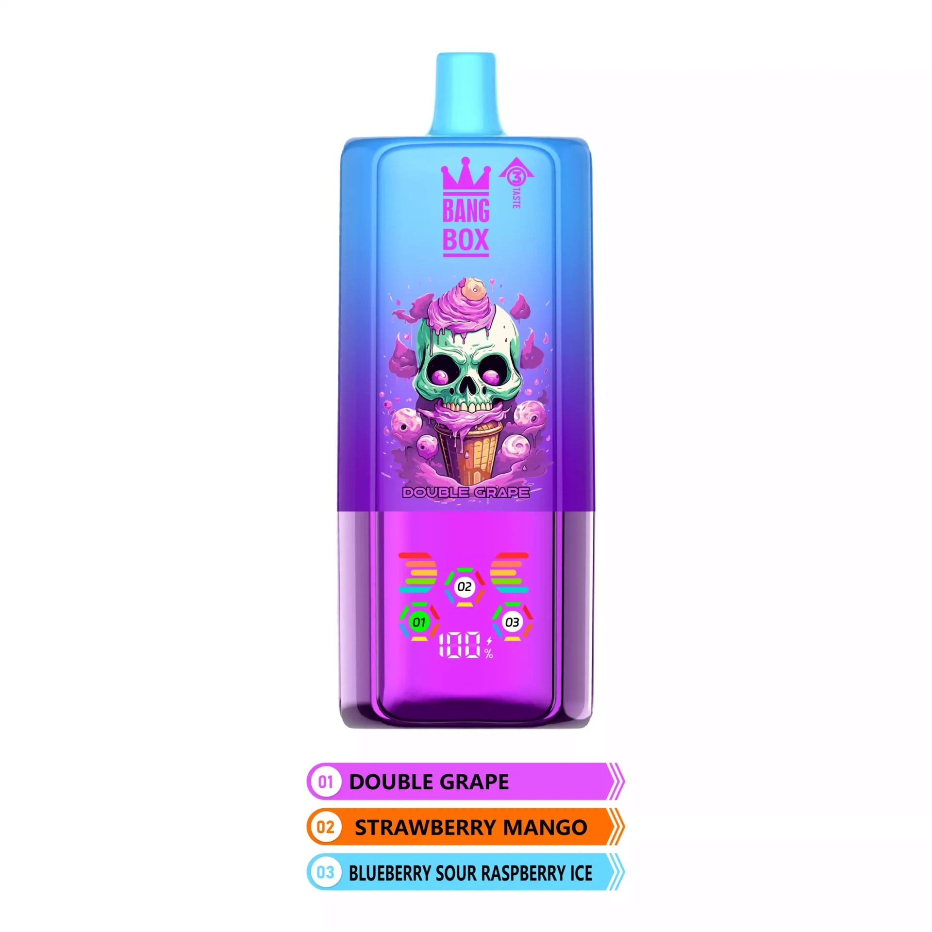 BANGBOX 80K Triple Flavor 80000 Puffs | bulk disposable vape with 60ml e-liquid - Image 5