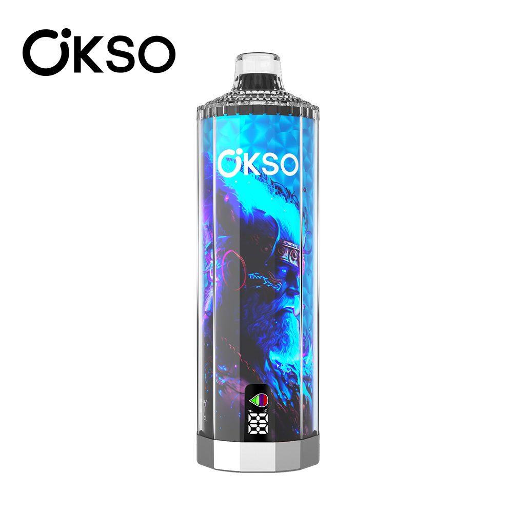 OKSO Shisha Hookah Mega 50000 Puffs | triple mesh coil, 40mL, LED display, adjustable airflow, bulk disposable vape - Image 39