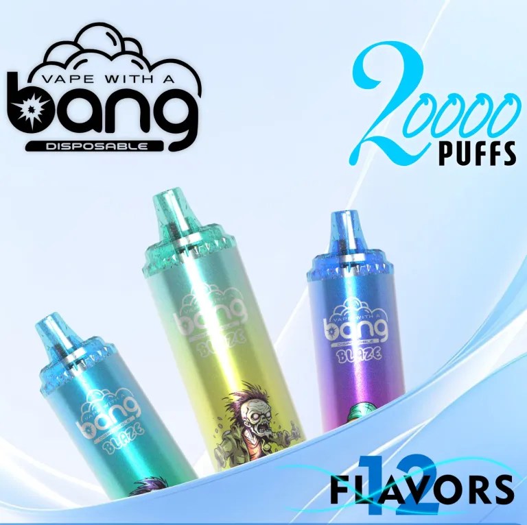 Bang Blaze 20000 Puffs | 0%-5% nicotine, 25mL, bulk disposable vape