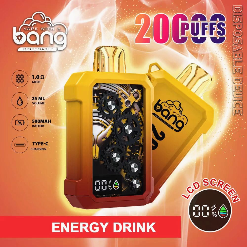 Bang Gear Tick Tock 20000 Puffs | 0%-5% nicotine, bulk disposable vape pen