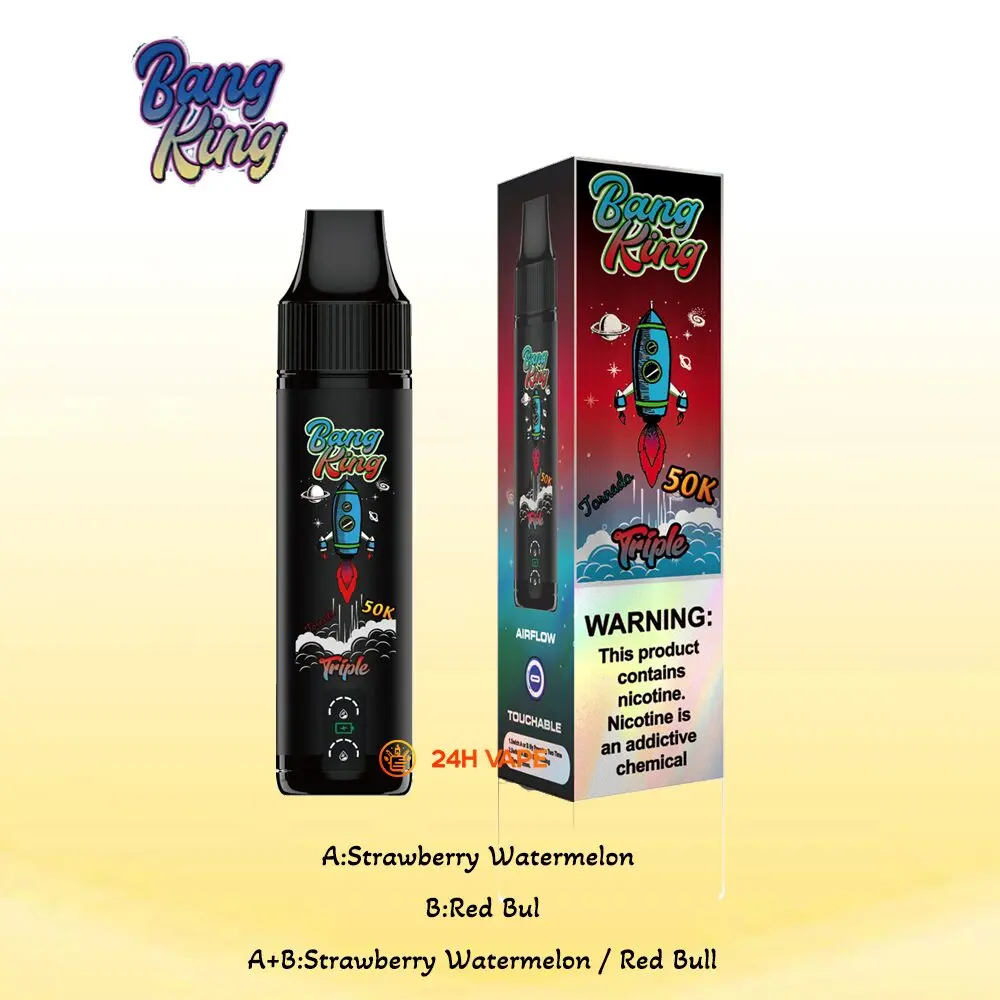 Bang King 50K | 3-in-1 triple flavor 50000 puffs, rechargeable, disposable vape - Image 11