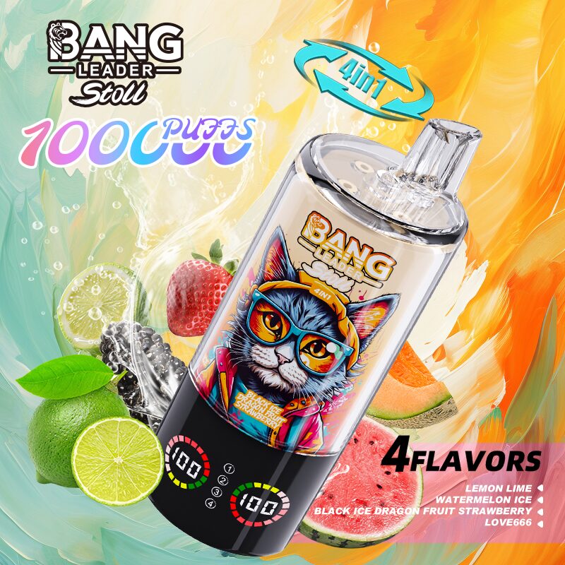 BANG LEADER STOLL 100K | 4-in-1 100000 puffs, 34mL, rechargeable, bulk disposable vape - Image 11