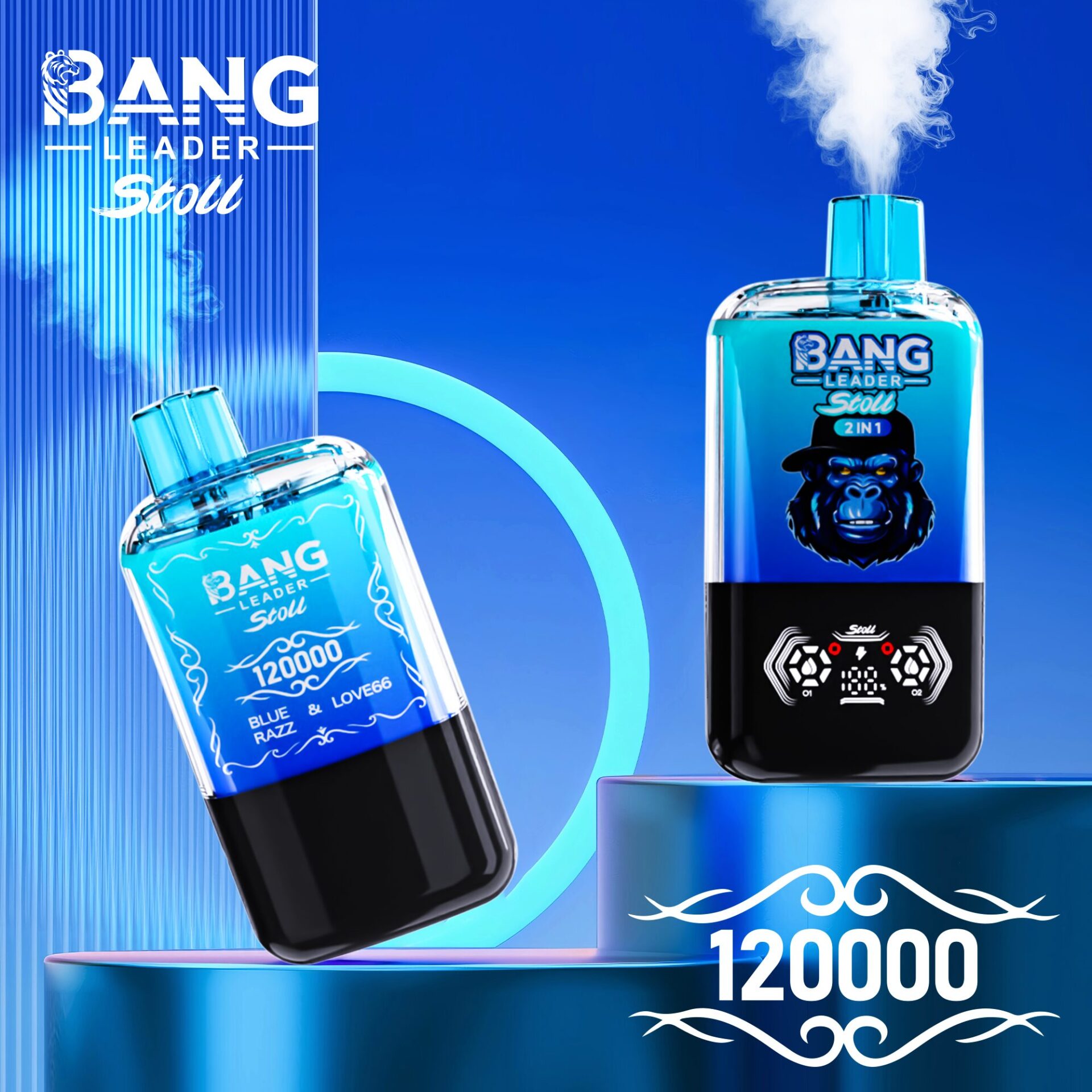 Bang Leader 120K | 2-in-1 120000 puffs, 60 ml, magnetic, dual-flavor, disposable vape, wholesale - Image 10