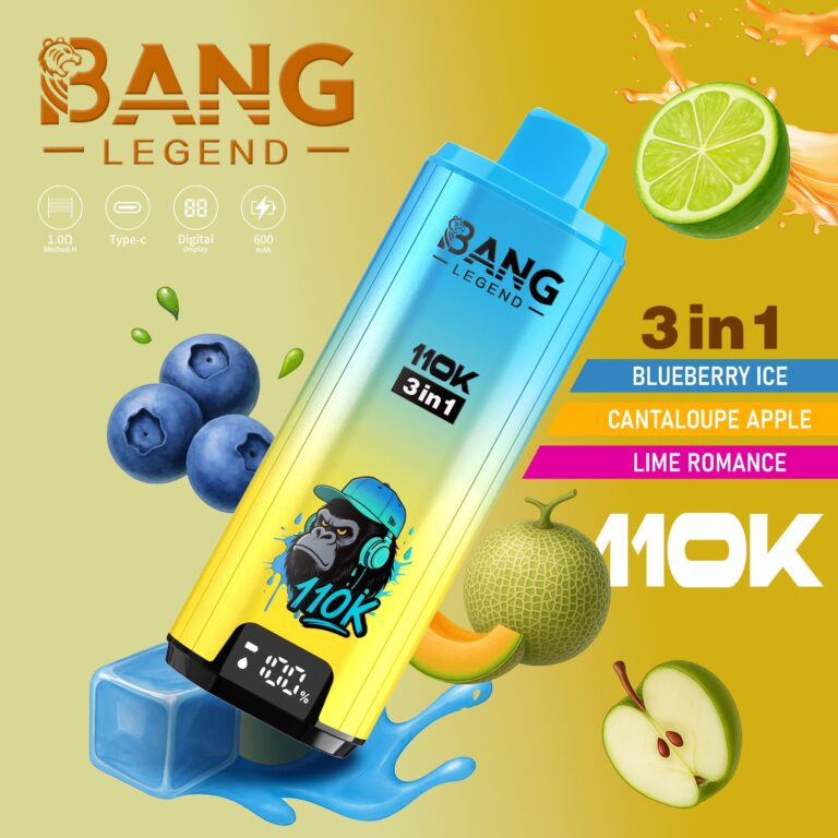 Bang Legend 110K | 110000 puffs, 56ml, 3-in-1, ultra-long mesh coil, disposable vape - Image 13