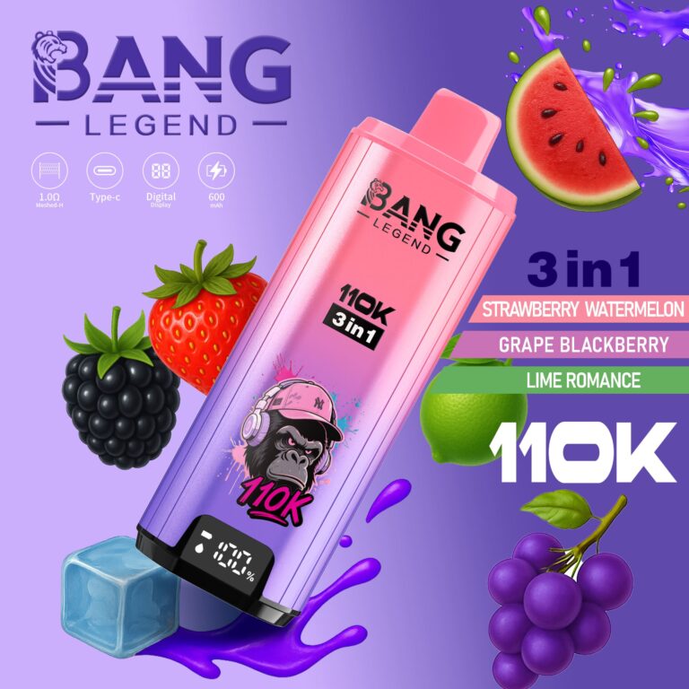 Bang Legend 110K | 110000 puffs, 56ml, 3-in-1, ultra-long mesh coil, disposable vape - Image 4