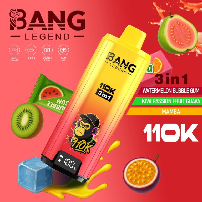 Bang Legend 110K | 110000 puffs, 56ml, 3-in-1, ultra-long mesh coil, disposable vape - Image 3
