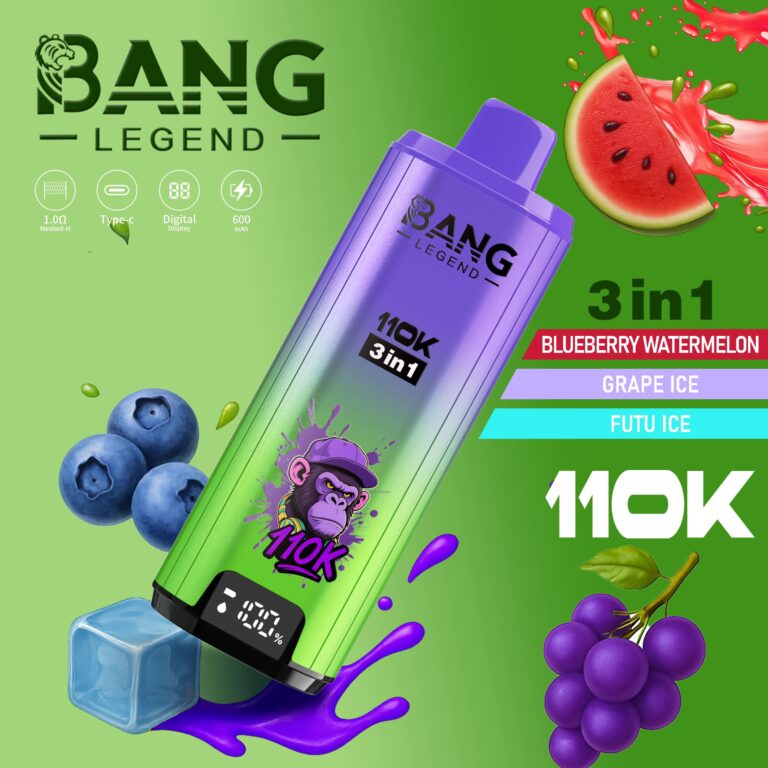 Bang Legend 110K | 110000 puffs, 56ml, 3-in-1, ultra-long mesh coil, disposable vape - Image 11