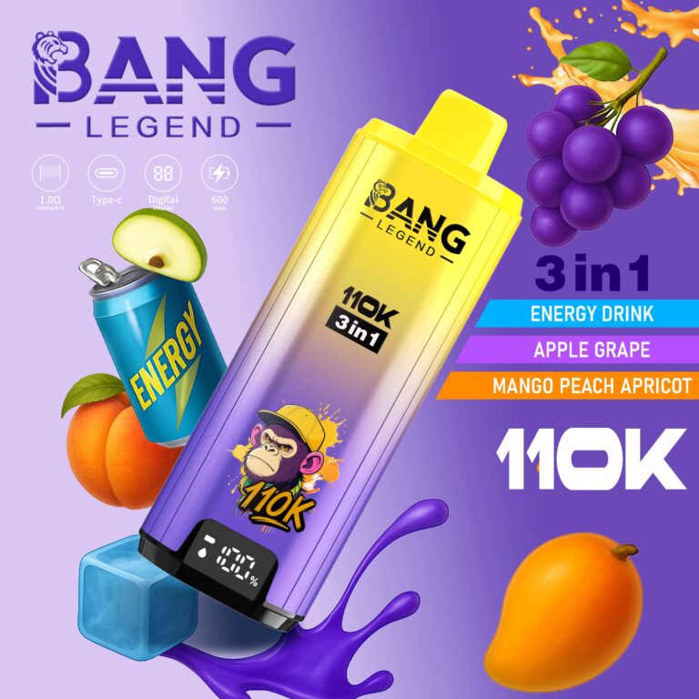 Bang Legend 110K | 110000 puffs, 56ml, 3-in-1, ultra-long mesh coil, disposable vape - Image 10