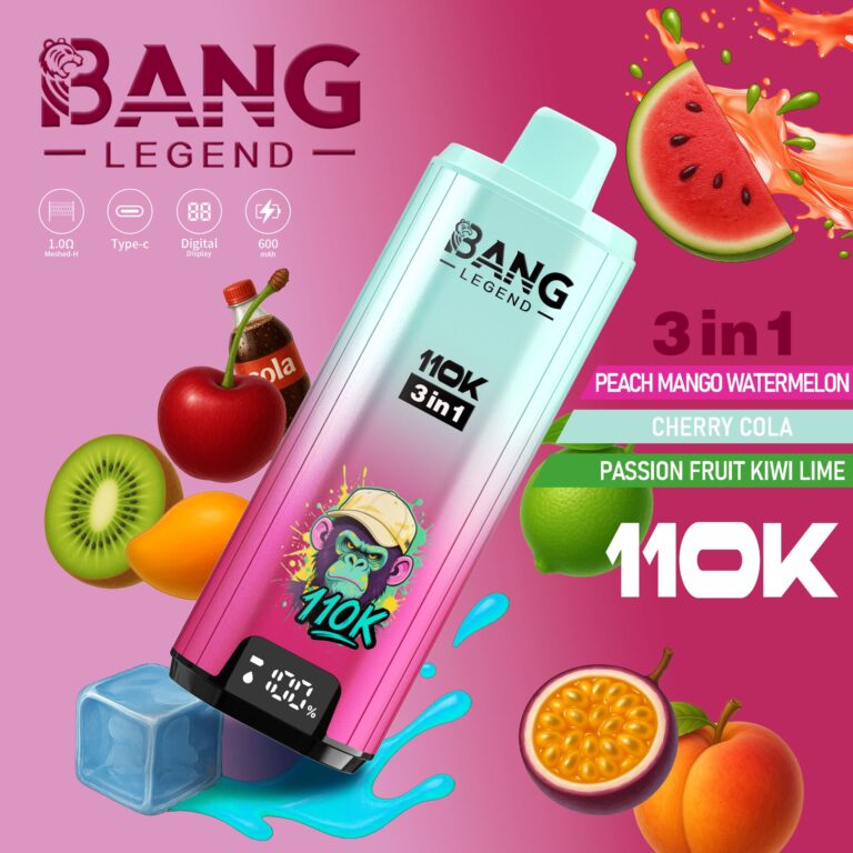 Bang Legend 110K | 110000 puffs, 56ml, 3-in-1, ultra-long mesh coil, disposable vape - Image 8