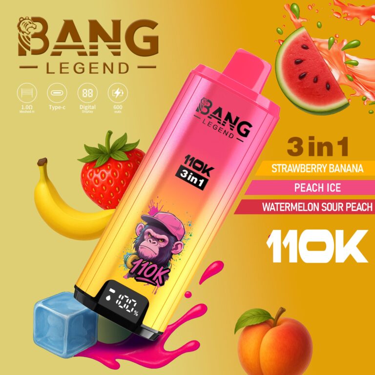 Bang Legend 110K | 110000 puffs, 56ml, 3-in-1, ultra-long mesh coil, disposable vape - Image 7