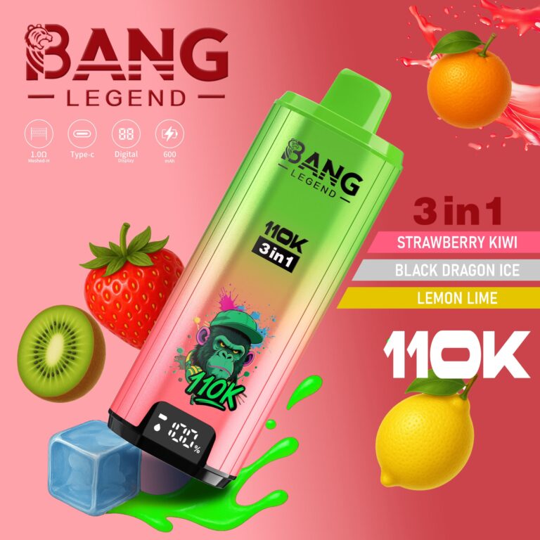 Bang Legend 110K | 110000 puffs, 56ml, 3-in-1, ultra-long mesh coil, disposable vape - Image 6