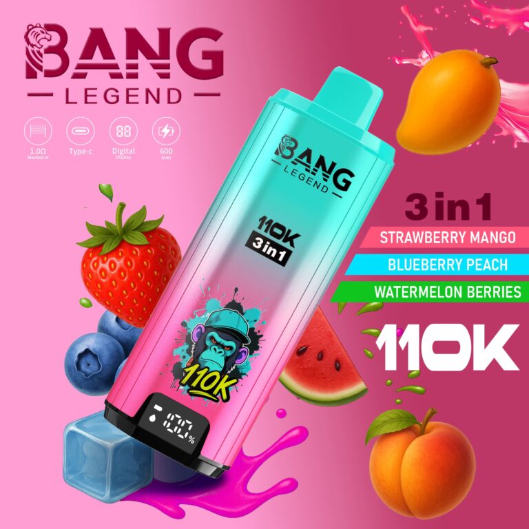 Bang Legend 110K | 110000 puffs, 56ml, 3-in-1, ultra-long mesh coil, disposable vape - Image 5