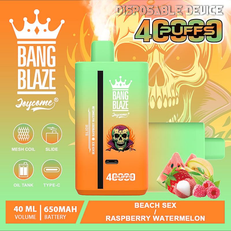 Bang Blaze 40K 40000 Puffs | dual flavor, 40mL, 32 flavors, rechargeable bulk disposable vape - Image 3