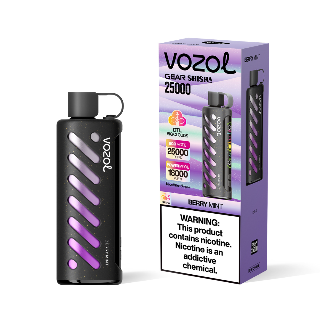 Vozol GEAR SHISHA 25000 | 25k dual mode 25000 puffs, smart screen bulk disposable vape - Image 31