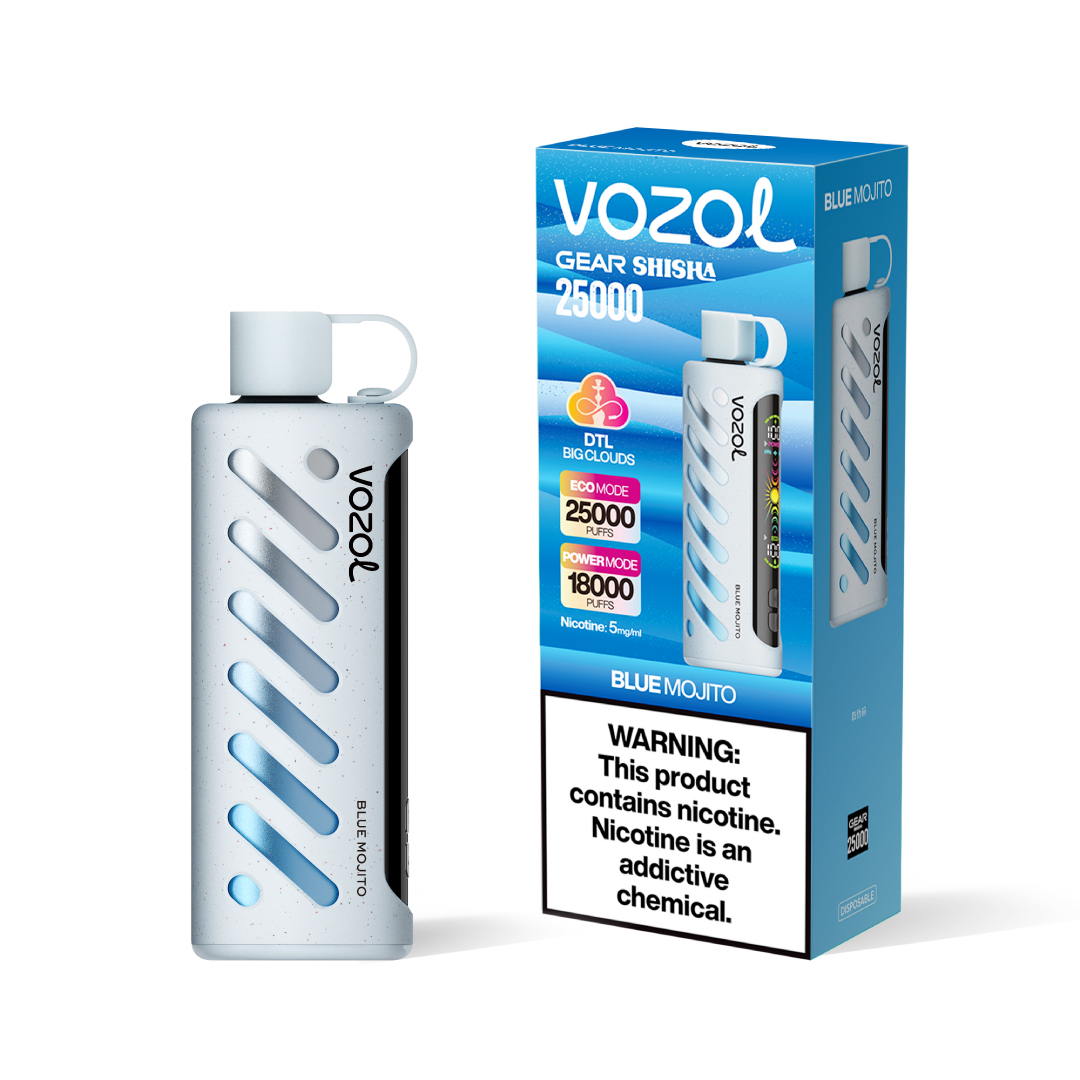 Vozol GEAR SHISHA 25000 | 25k dual mode 25000 puffs, smart screen bulk disposable vape - Image 28