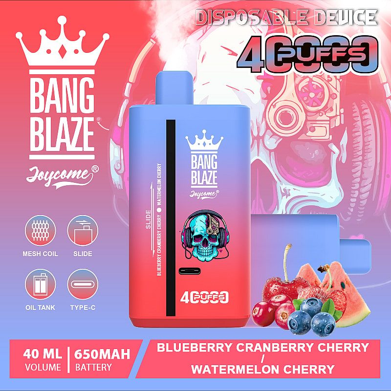 Bang Blaze 40K 40000 Puffs | dual flavor, 40mL, 32 flavors, rechargeable bulk disposable vape - Image 5