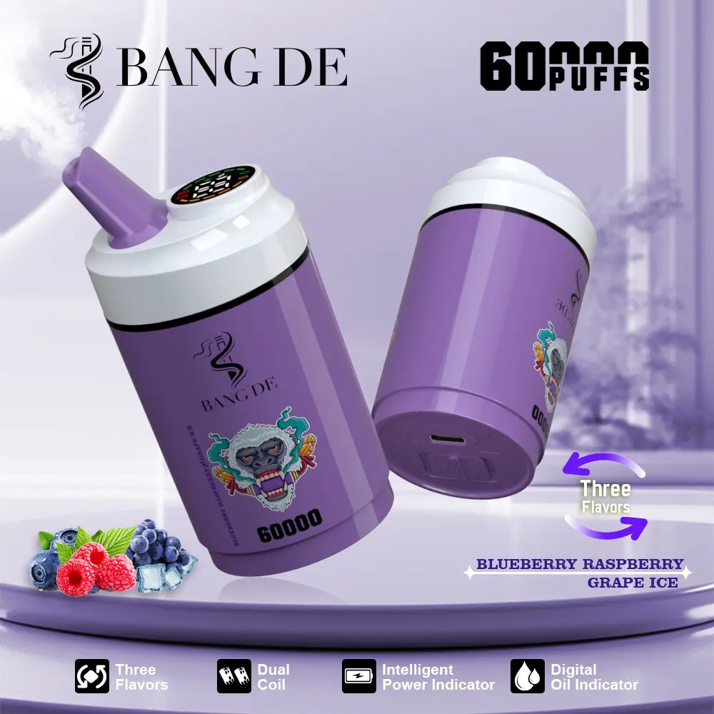 Bang DE 60000 | 3-in-1 60k puffs triple flavor bulk disposable vape - Image 4
