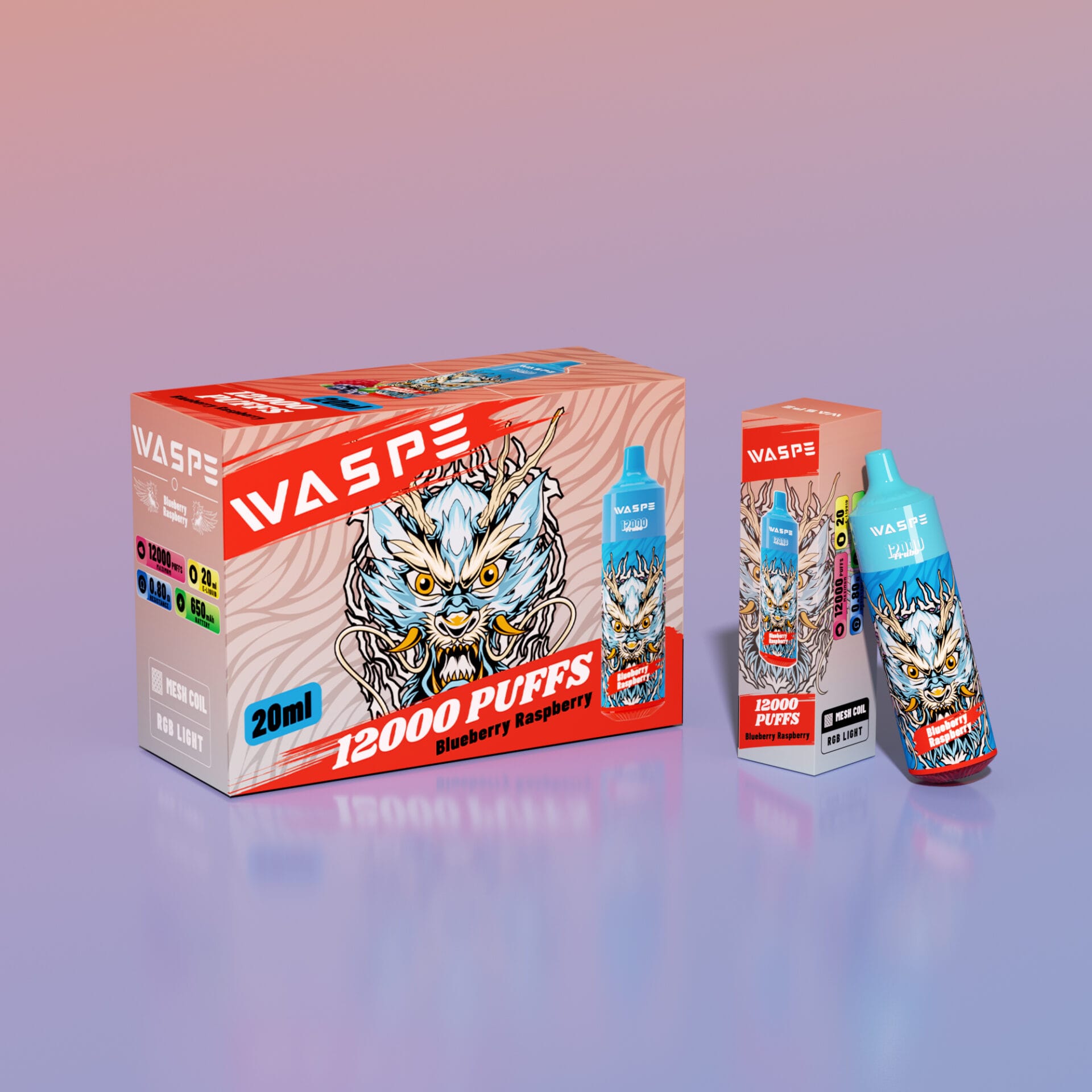 WASPE 12000 Puffs | 0%-5% nicotine, bulk disposable vape - Image 14