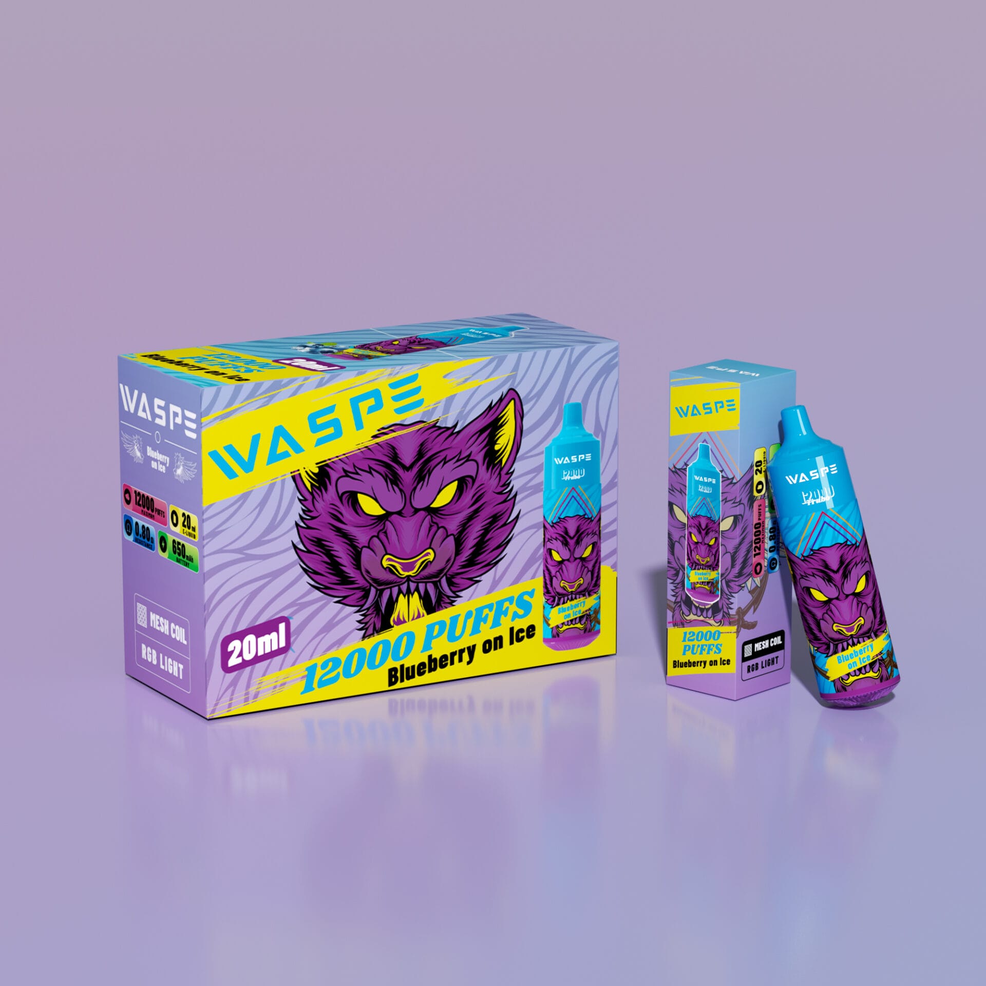 WASPE 12000 Puffs | 0%-5% nicotine, bulk disposable vape - Image 15