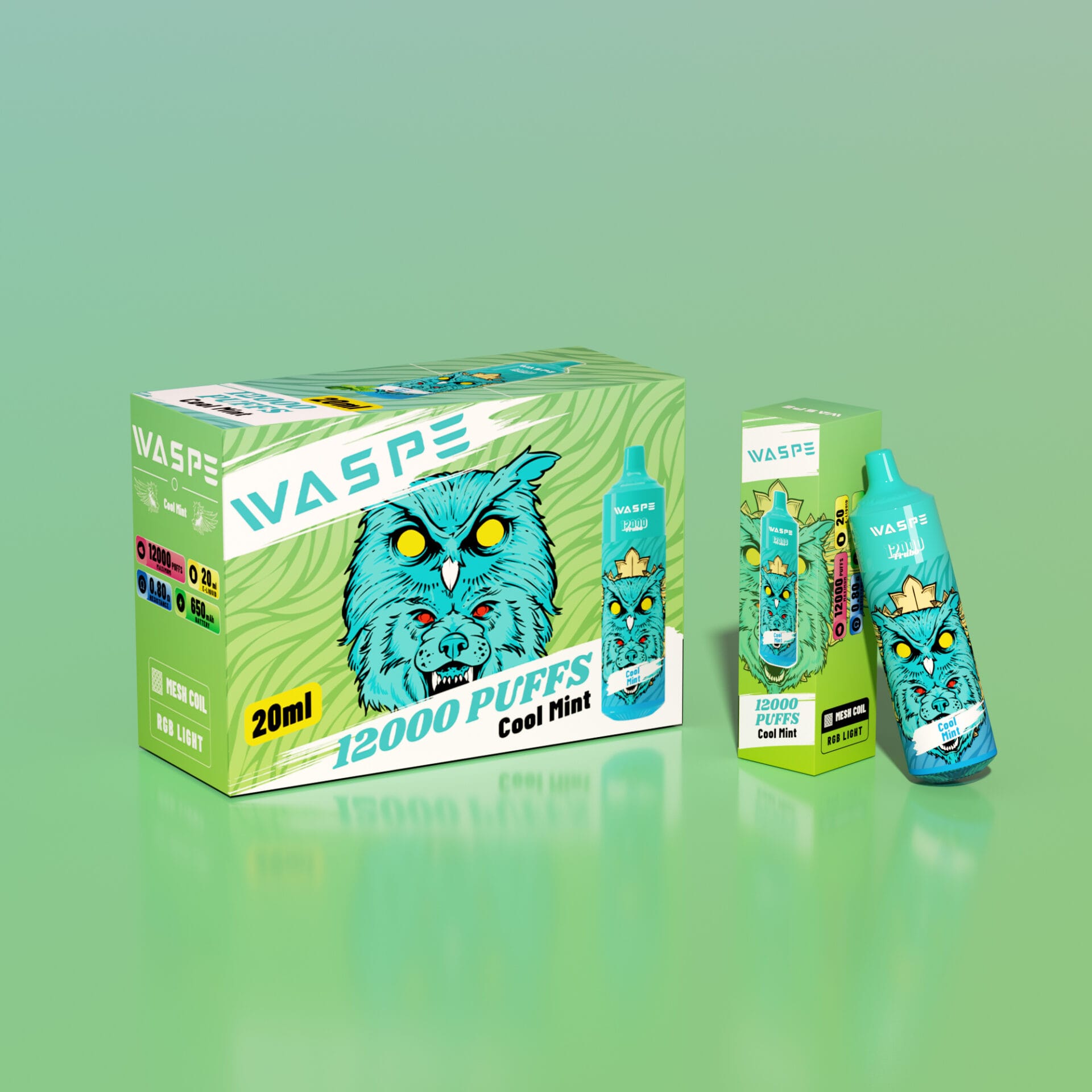 WASPE 12000 Puffs | 0%-5% nicotine, bulk disposable vape - Image 13