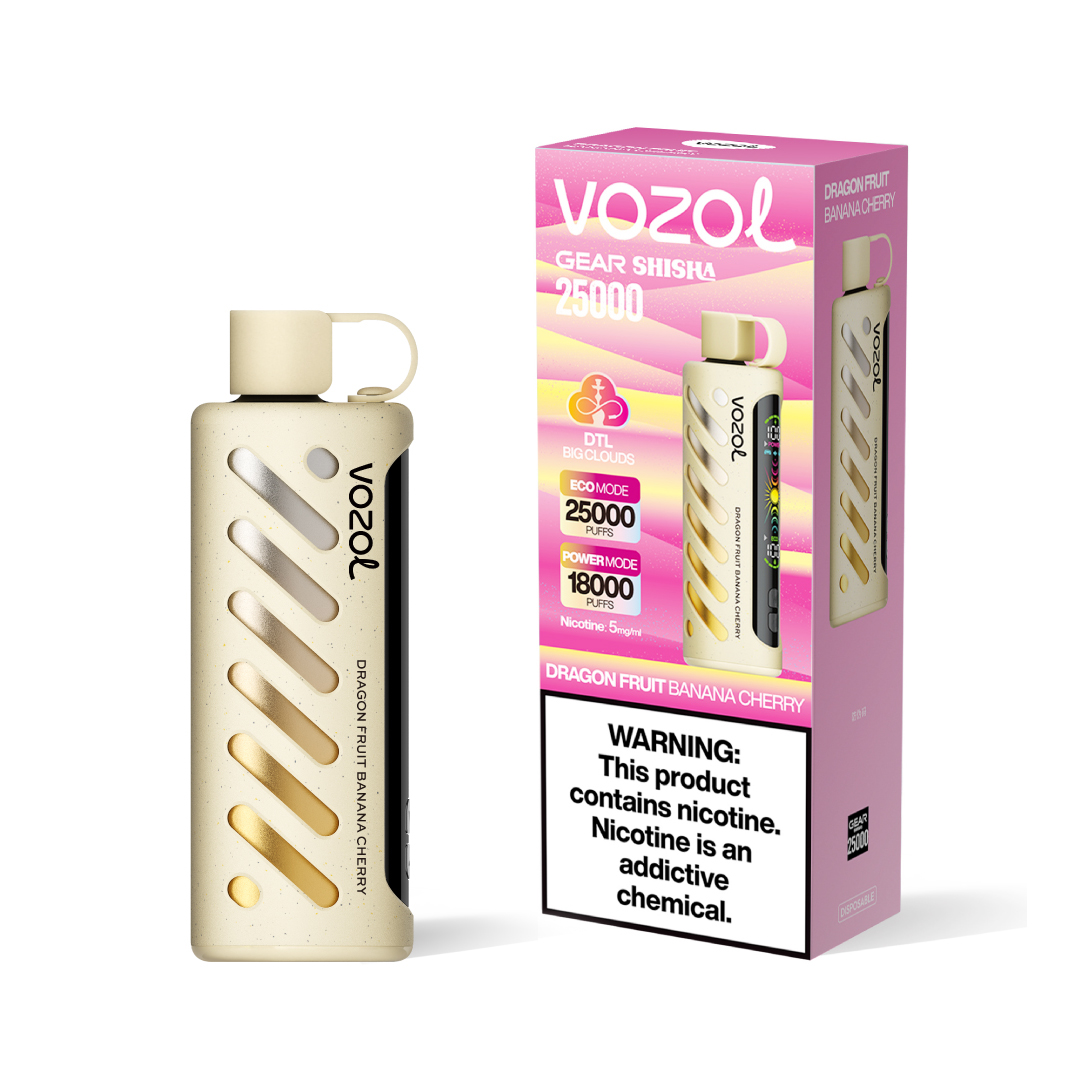 Vozol GEAR SHISHA 25000 | 25k dual mode 25000 puffs, smart screen bulk disposable vape - Image 21