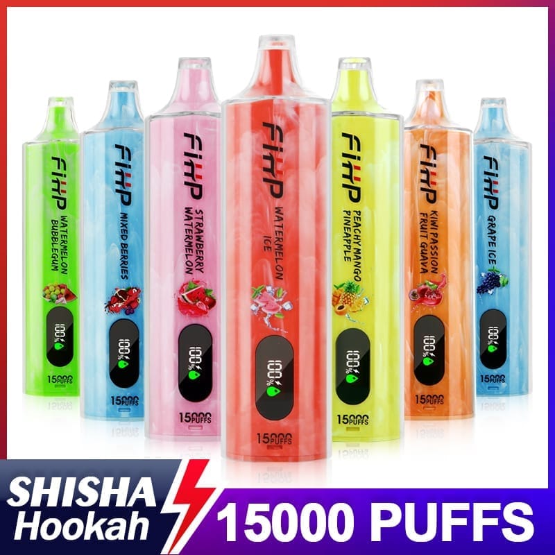 FIHP Shisha Hookah 15000 Puffs | 0.6% nicotine, bulk disposable vape
