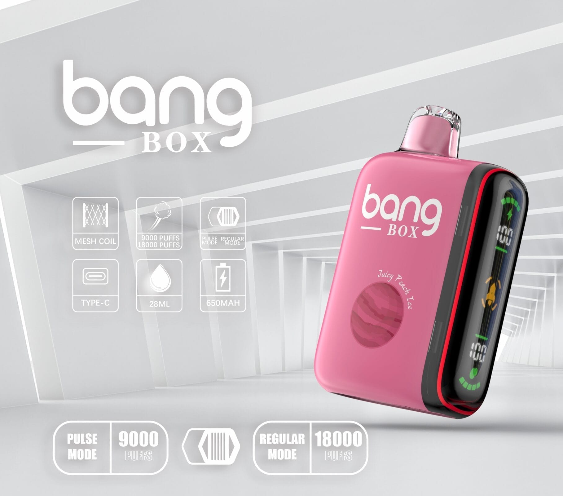Bang Box Rocket 18000 Puffs | 0%-5% nicotine, 28mL, 650mAh, bulk vape