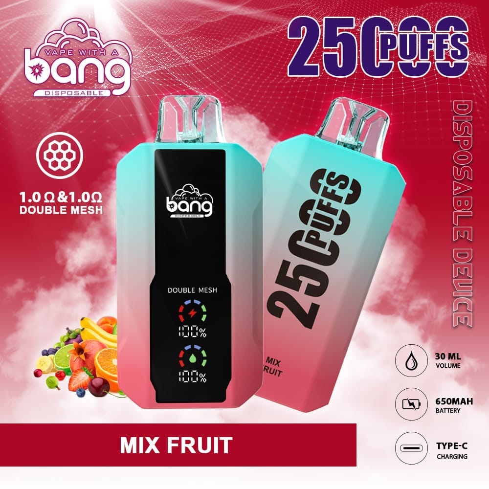 Bang 25000 Puffs | 0%-5% nicotine, 25mL, 650mAh, bulk disposable vape - Image 4