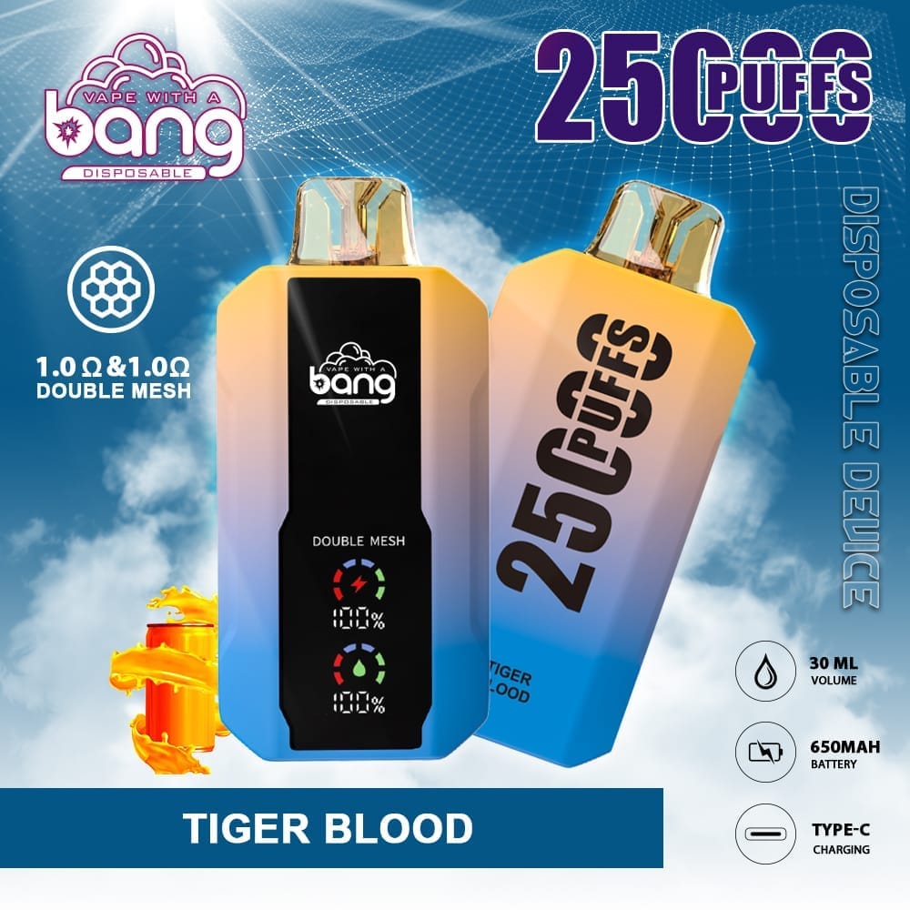Bang 25000 Puffs | 0%-5% nicotine, 25mL, 650mAh, bulk disposable vape - Image 7
