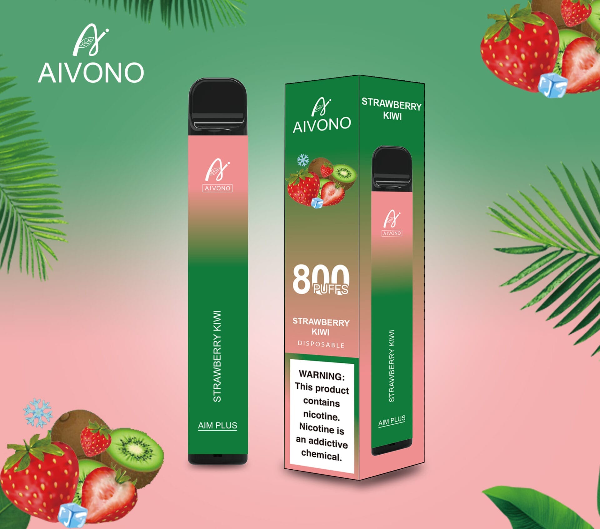 Aivono AIM Plus 800 Puffs | 0%-5% nicotine, 3.2mL, 550mAh, TPD certified, bulk disposable vape - Image 19