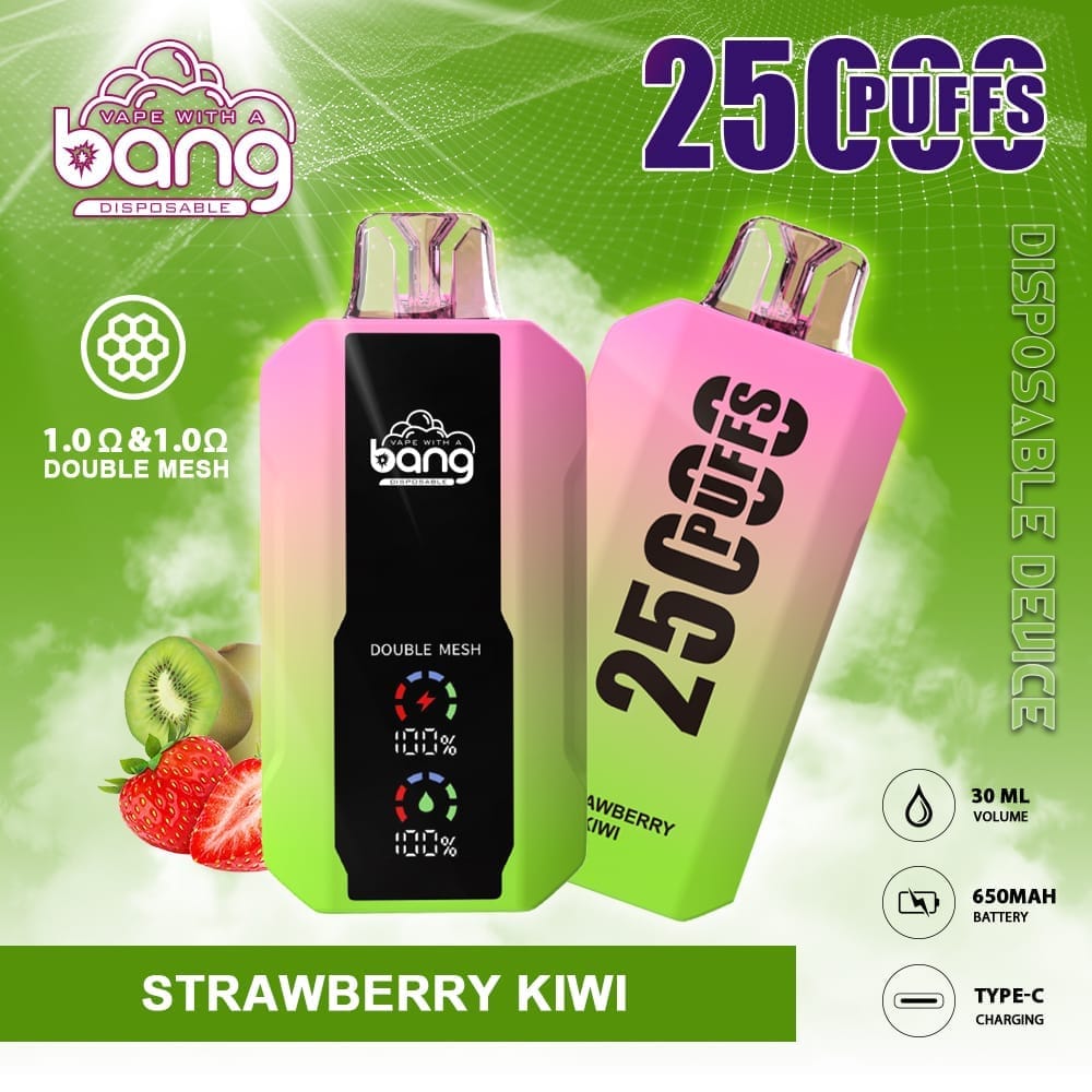 Bang 25000 Puffs | 0%-5% nicotine, 25mL, 650mAh, bulk disposable vape