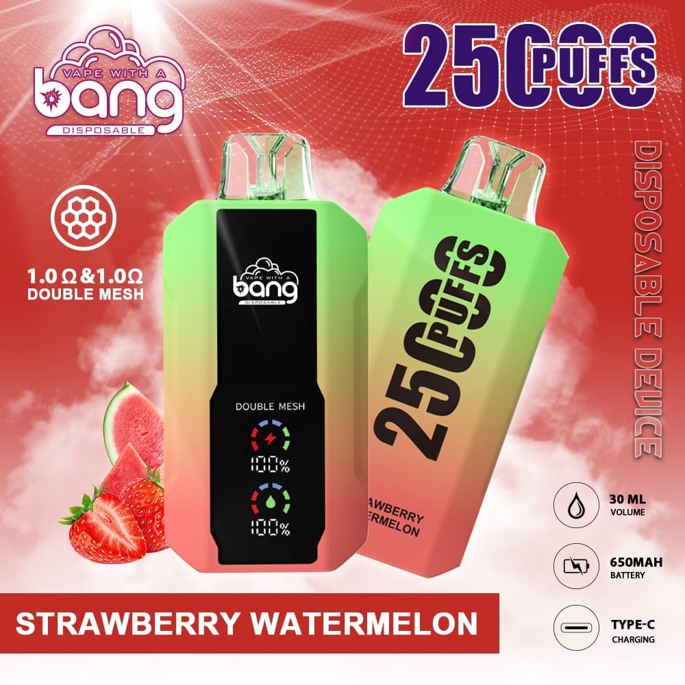 Bang 25000 Puffs | 0%-5% nicotine, 25mL, 650mAh, bulk disposable vape - Image 3