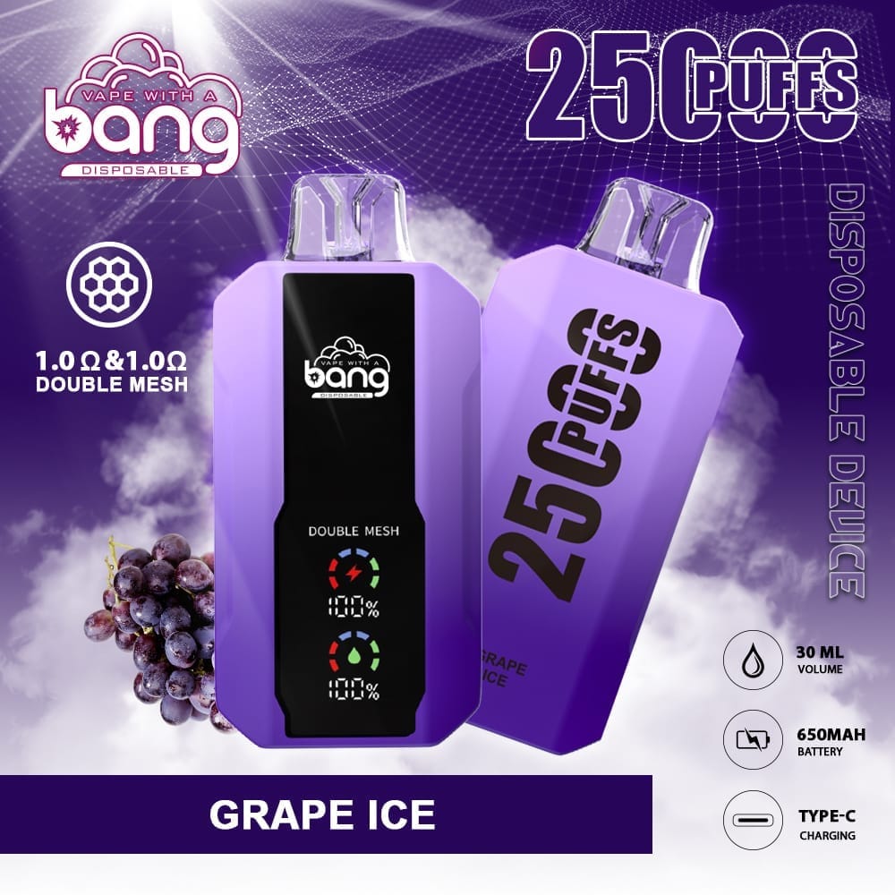 Bang 25000 Puffs | 0%-5% nicotine, 25mL, 650mAh, bulk disposable vape - Image 9