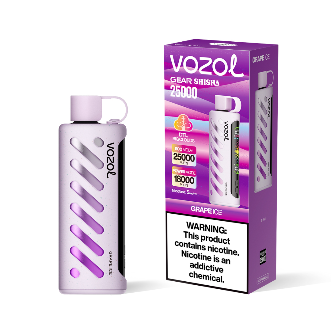 Vozol GEAR SHISHA 25000 | 25k dual mode 25000 puffs, smart screen bulk disposable vape - Image 19