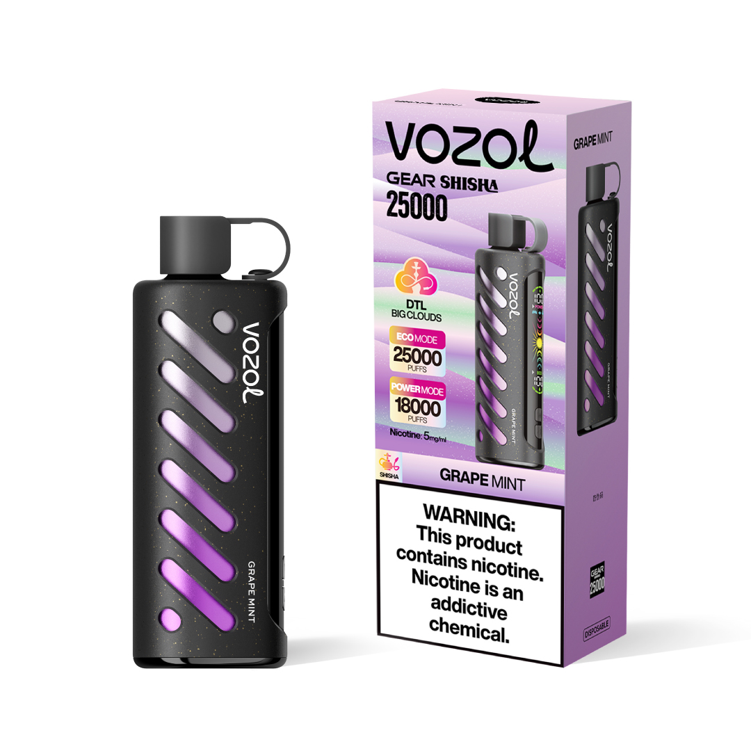 Vozol GEAR SHISHA 25000 | 25k dual mode 25000 puffs, smart screen bulk disposable vape - Image 18