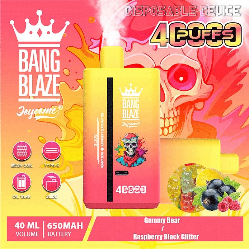 Bang Blaze 40K 40000 Puffs | dual flavor, 40mL, 32 flavors, rechargeable bulk disposable vape - Image 6