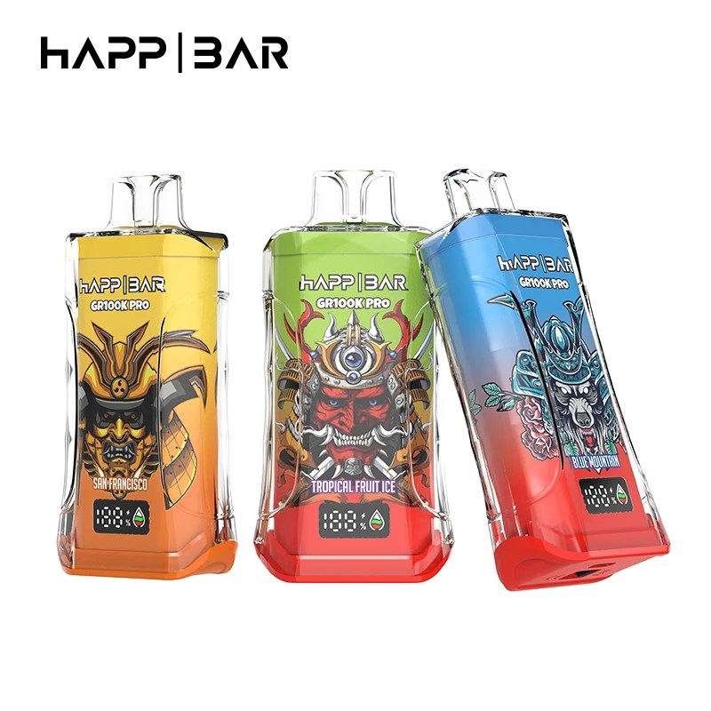 Happ Bar GR100K Pro | 100000 puffs, 56ml, mesh coil, 15 flavors, bulk disposable vape - Image 4