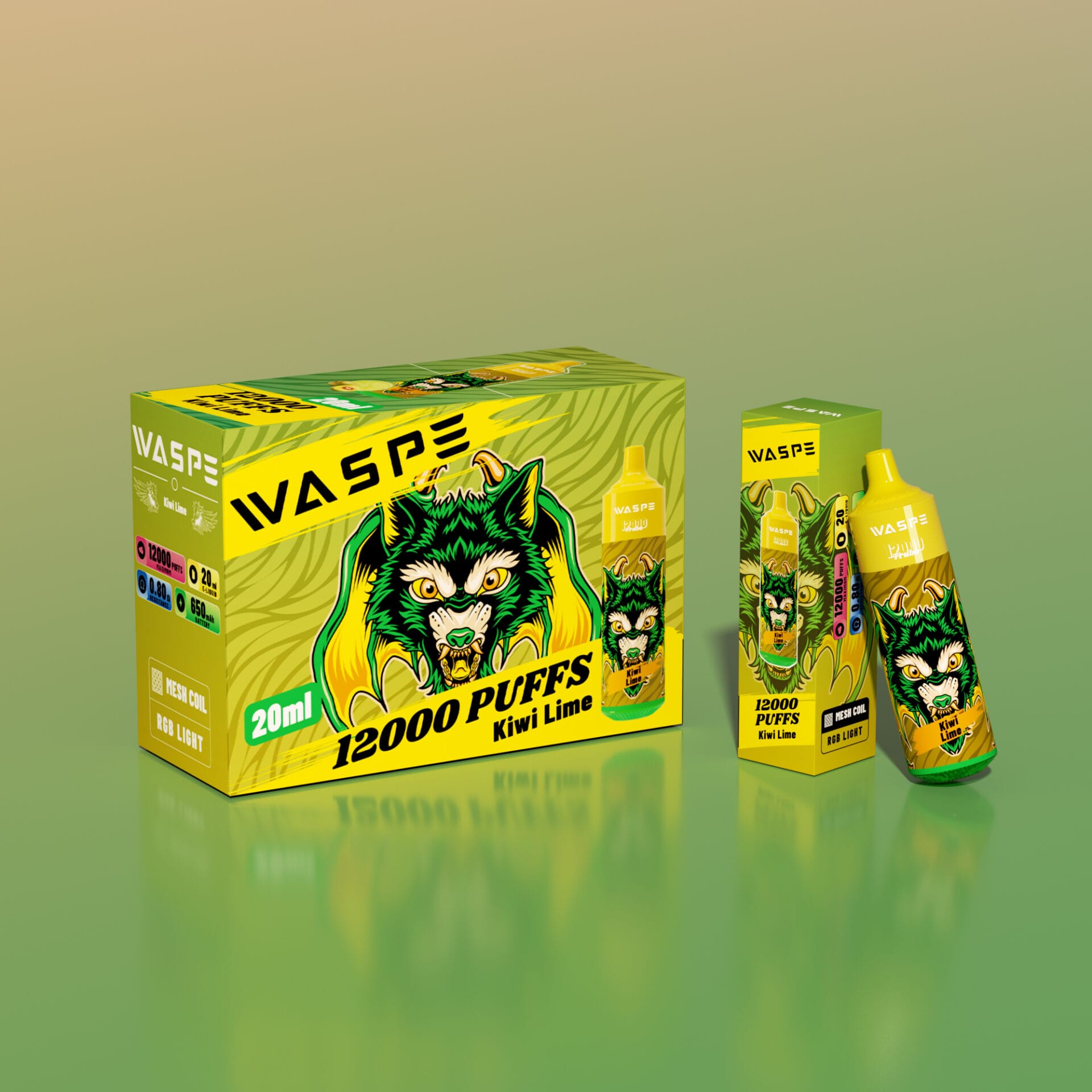 WASPE 12000 Puffs | 0%-5% nicotine, bulk disposable vape - Image 10