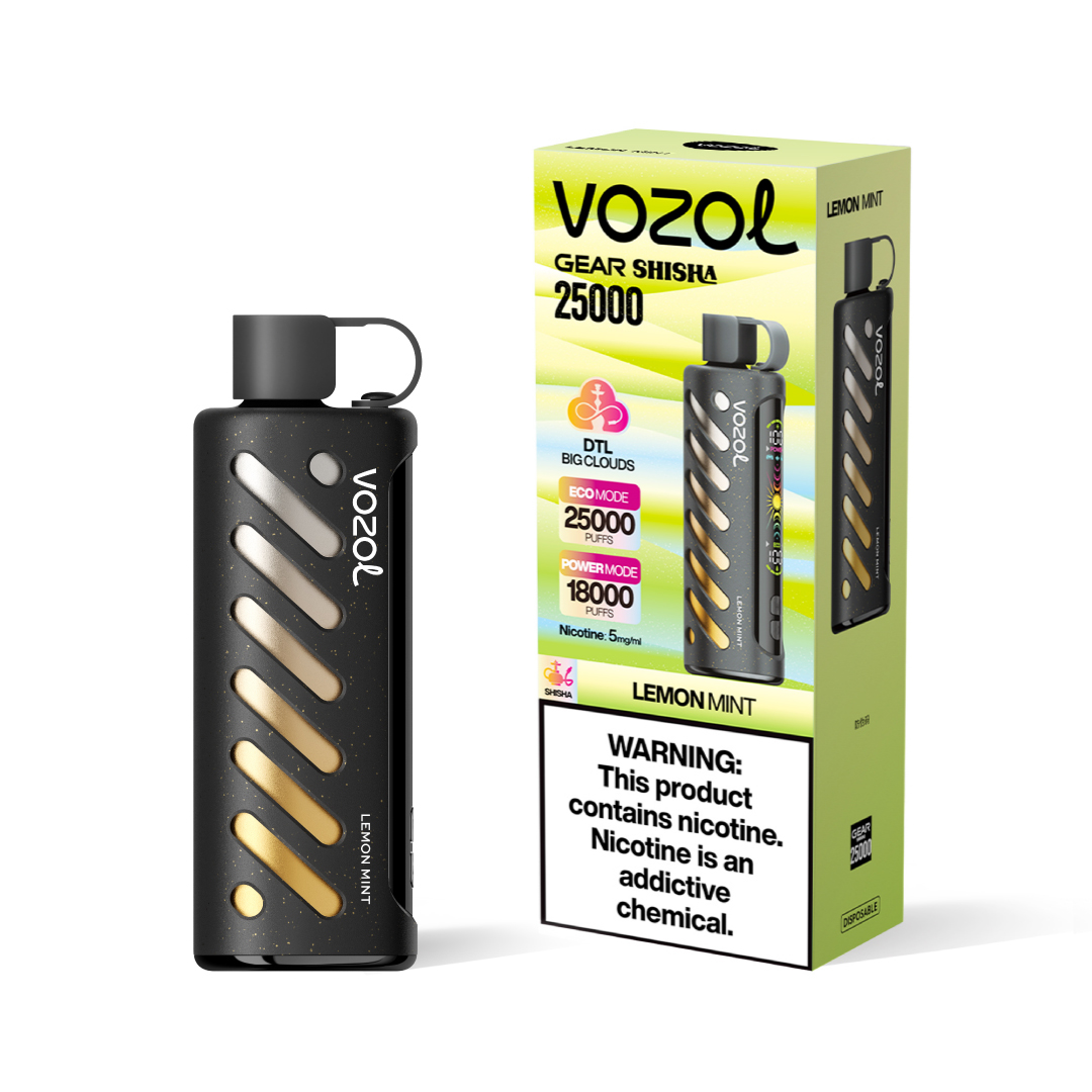 Vozol GEAR SHISHA 25000 | 25k dual mode 25000 puffs, smart screen bulk disposable vape - Image 17