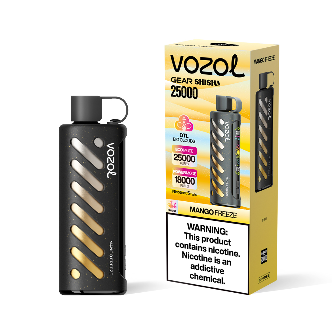 Vozol GEAR SHISHA 25000 | 25k dual mode 25000 puffs, smart screen bulk disposable vape - Image 14