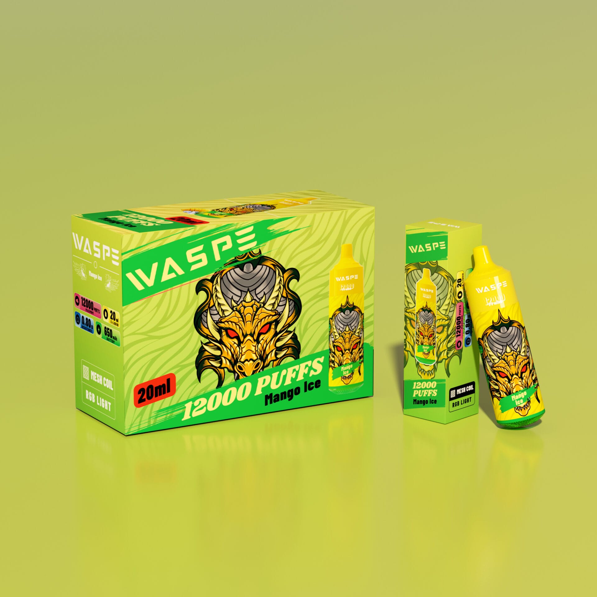 WASPE 12000 Puffs | 0%-5% nicotine, bulk disposable vape - Image 9
