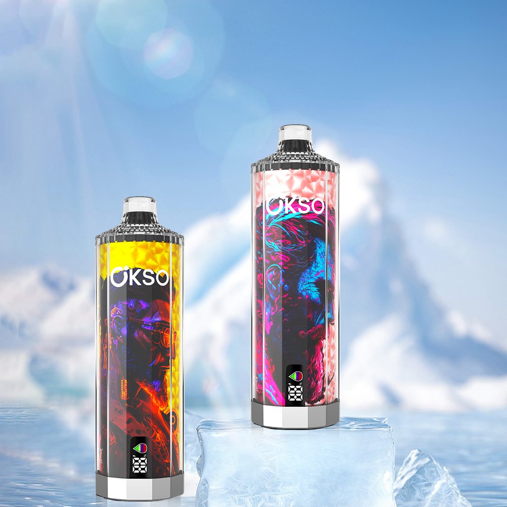 OKSO Shisha Hookah Mega 50000 Puffs | triple mesh coil, 40mL, LED display, adjustable airflow, bulk disposable vape - Image 9