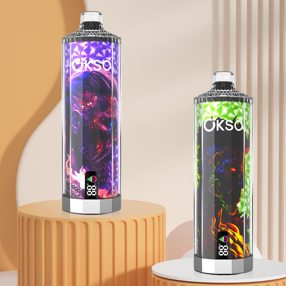 OKSO Shisha Hookah Mega 50000 Puffs | triple mesh coil, 40mL, LED display, adjustable airflow, bulk disposable vape - Image 44