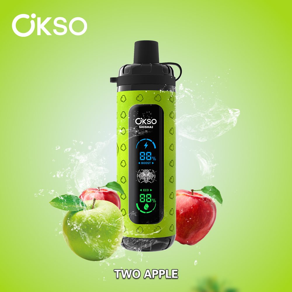 OKSO Shisha Max 40000 Puffs | 36mL mesh coil, LED display, airflow control, child lock, bulk disposable vape wholesale - Image 3