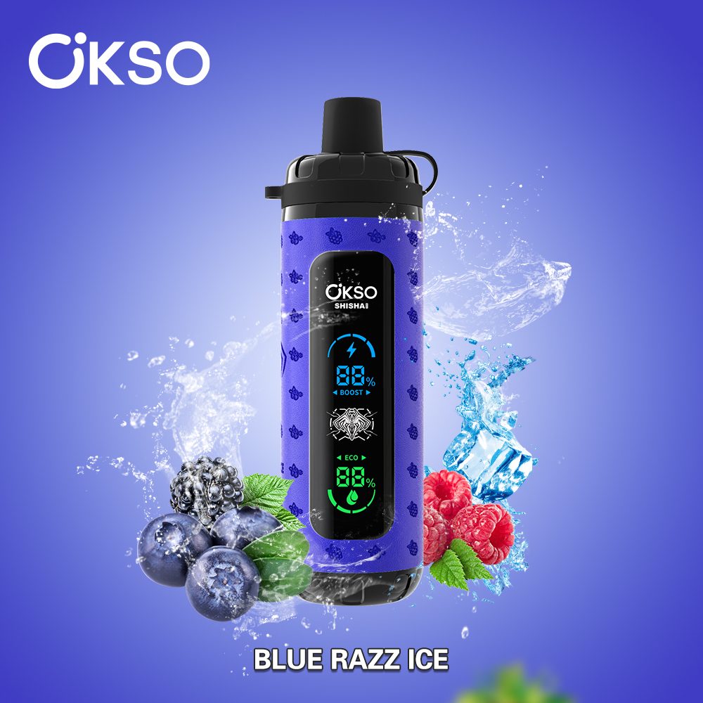 OKSO Shisha Max 40000 Puffs | 36mL mesh coil, LED display, airflow control, child lock, bulk disposable vape wholesale - Image 11
