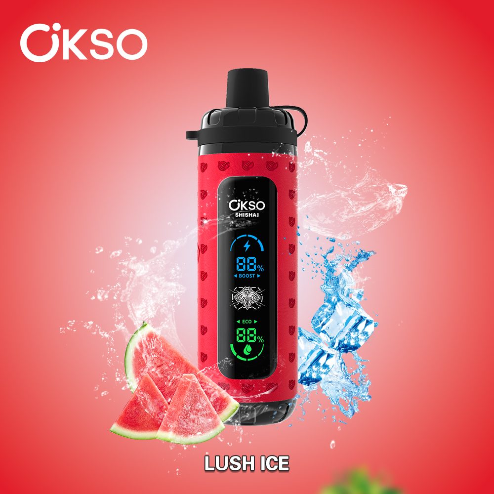 OKSO Shisha Max 40000 Puffs | 36mL mesh coil, LED display, airflow control, child lock, bulk disposable vape wholesale - Image 8