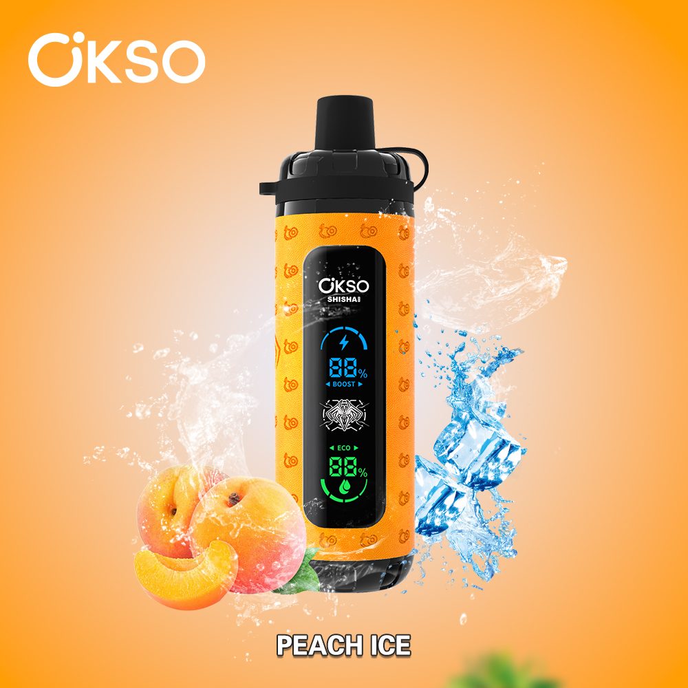 OKSO Shisha Max 40000 Puffs | 36mL mesh coil, LED display, airflow control, child lock, bulk disposable vape wholesale - Image 6