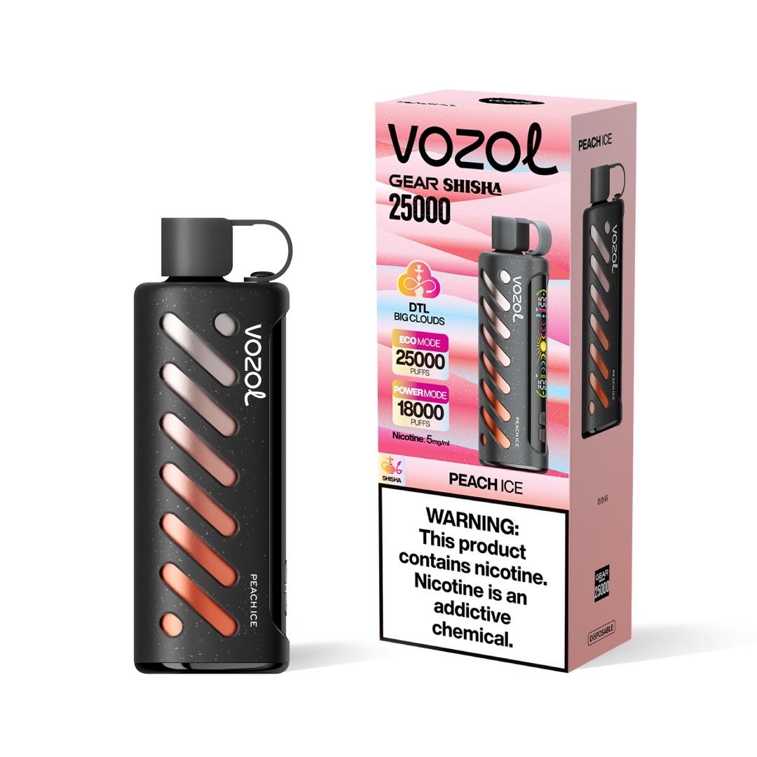 Vozol GEAR SHISHA 25000 | 25k dual mode 25000 puffs, smart screen bulk disposable vape - Image 10