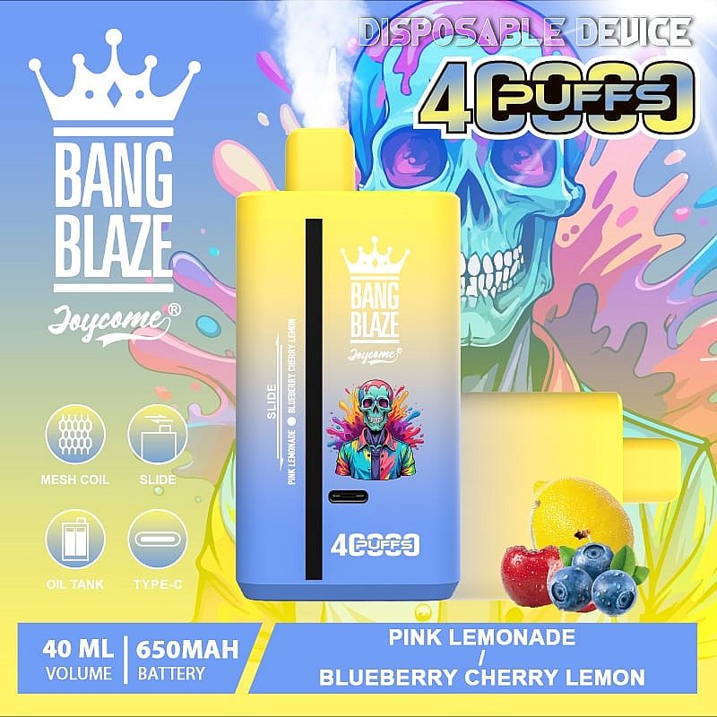 Bang Blaze 40K 40000 Puffs | dual flavor, 40mL, 32 flavors, rechargeable bulk disposable vape - Image 12