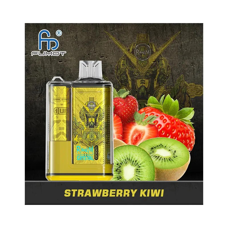 FUMOT RandM Crystal 12000 Puffs | 0%-5% nicotine, LED display, bulk disposable vape - Image 12